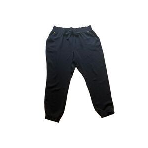 New York Clothing Co. Black Drawstring Jogger Pants - Size 1X